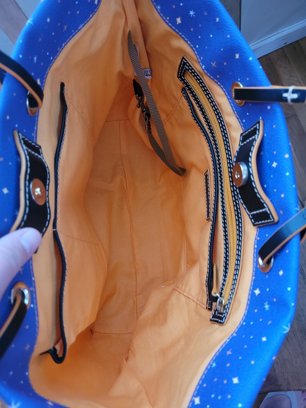 Dooney & Bourke Purple Hocus Pocus Tote Bag - Picture 6 of 7